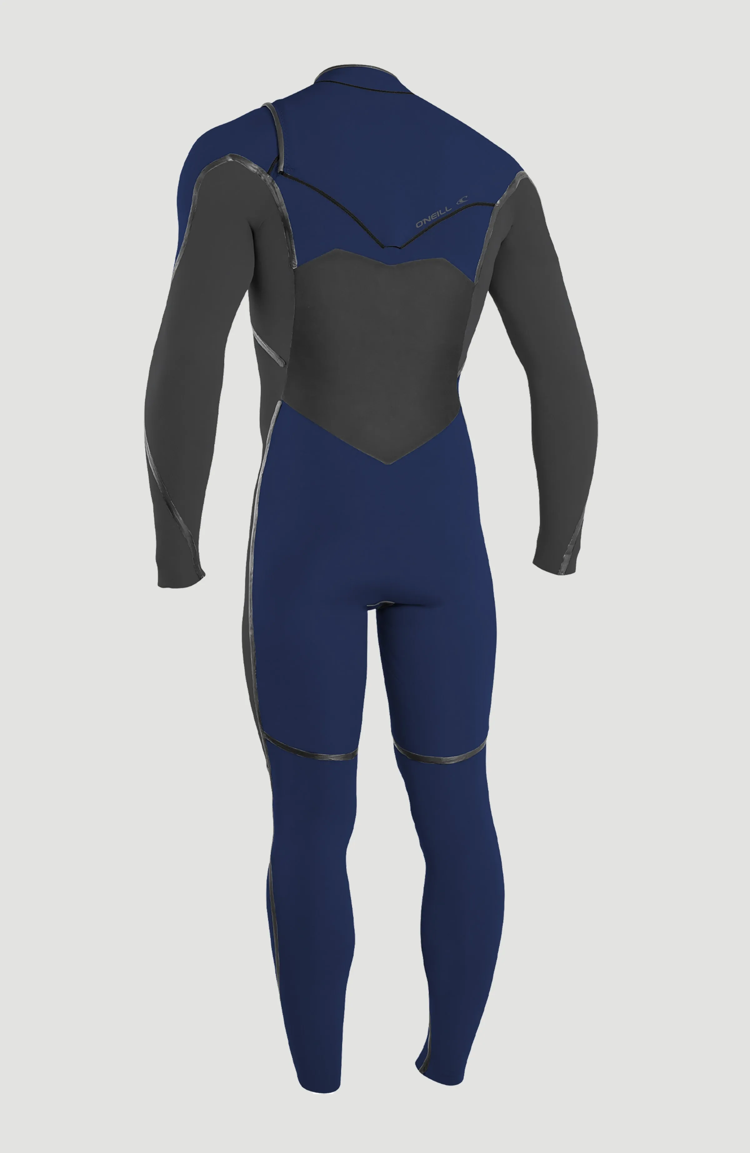 Psycho Tech 4/3mm Chest Zip Full Wetsuit | Navy/Gumetal