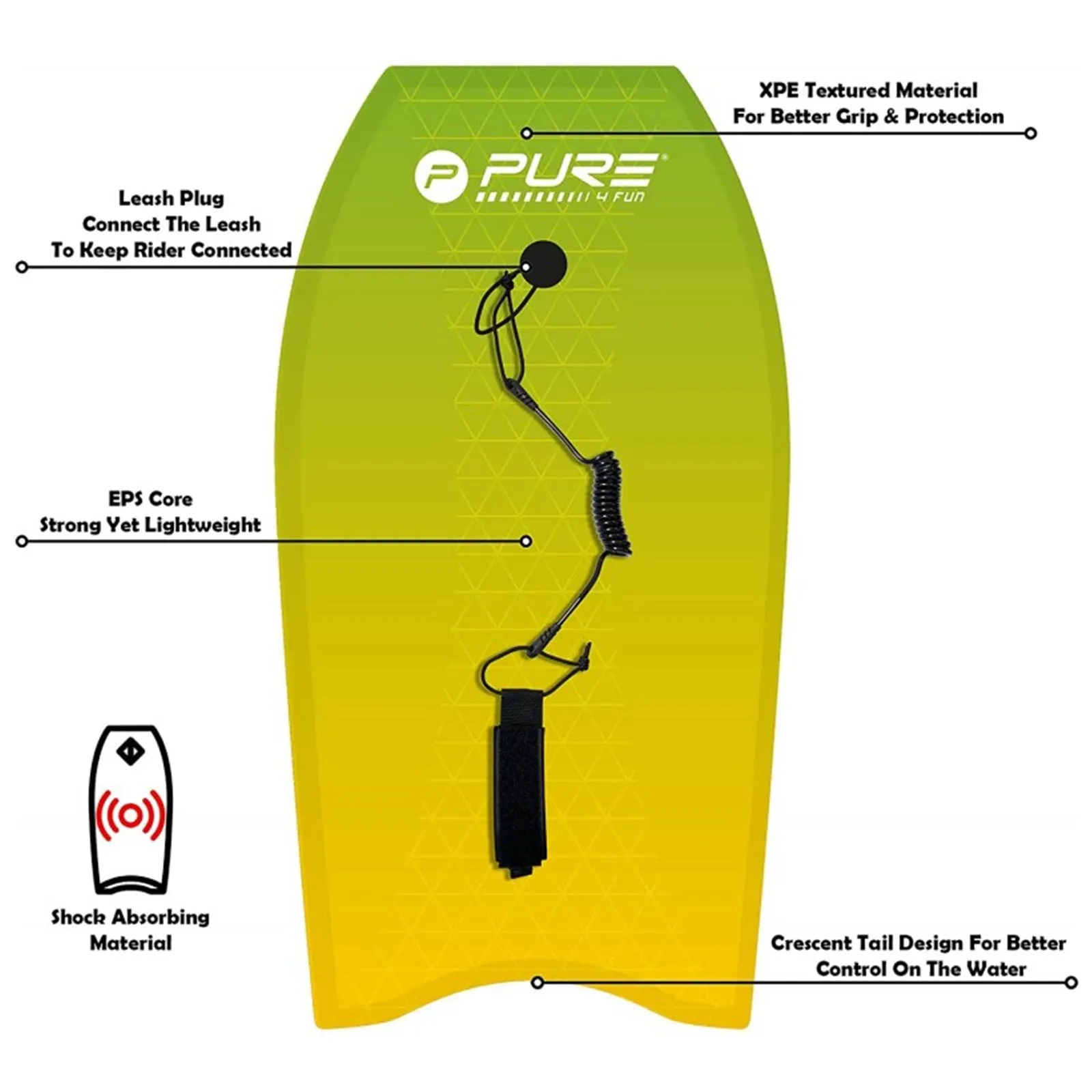 Pure4Fun Composite Bodyboard