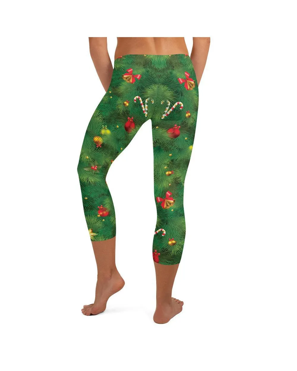 Realistic Christmas Tree Capris