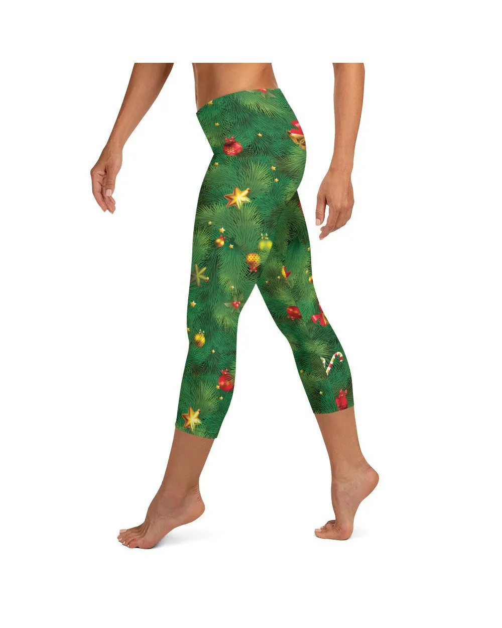 Realistic Christmas Tree Capris