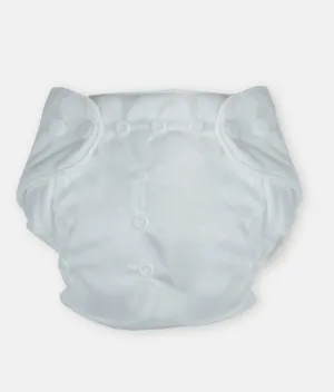 Reusable Baby Diaper - White