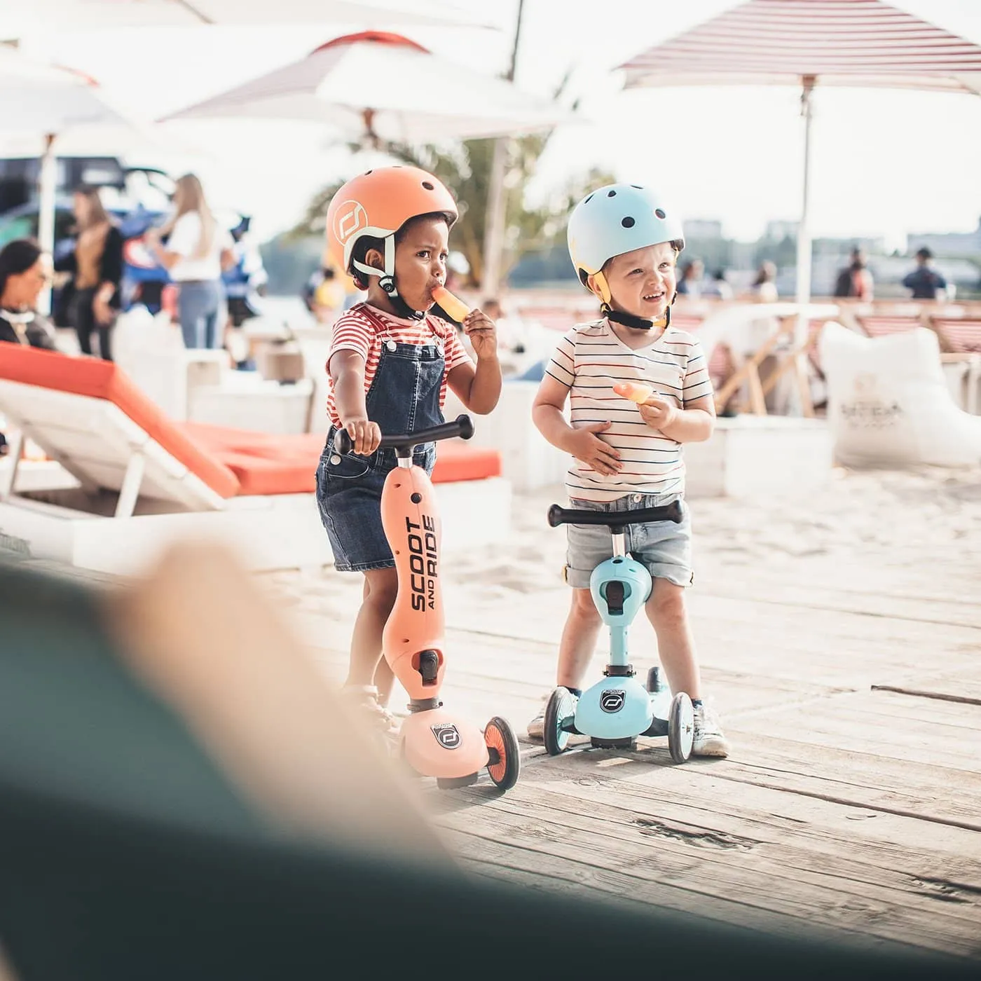 Scoot and Ride 2 in 1 Balance Bike / Scooter - Highwaykick 1 in Blueberry