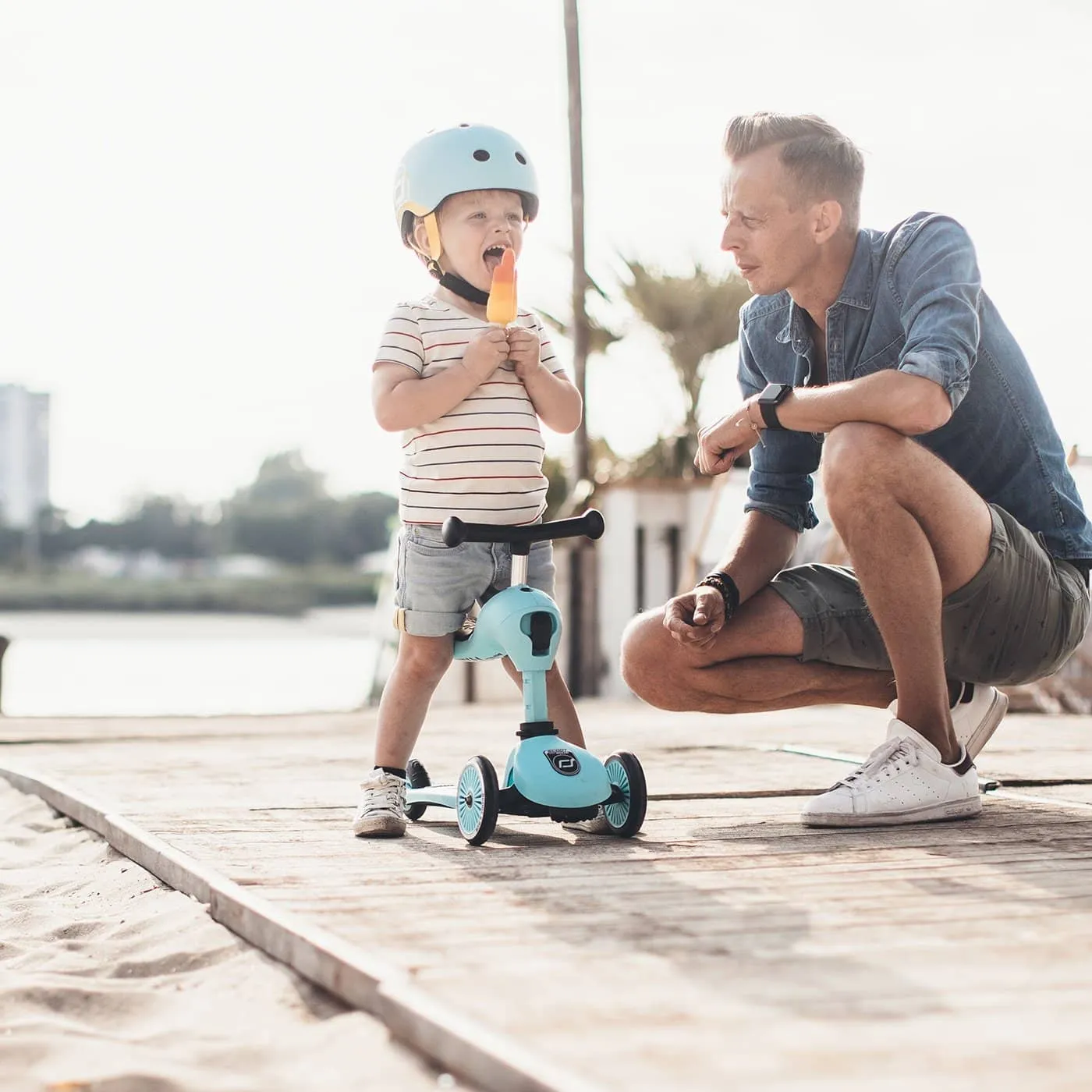 Scoot and Ride 2 in 1 Balance Bike / Scooter - Highwaykick 1 in Blueberry