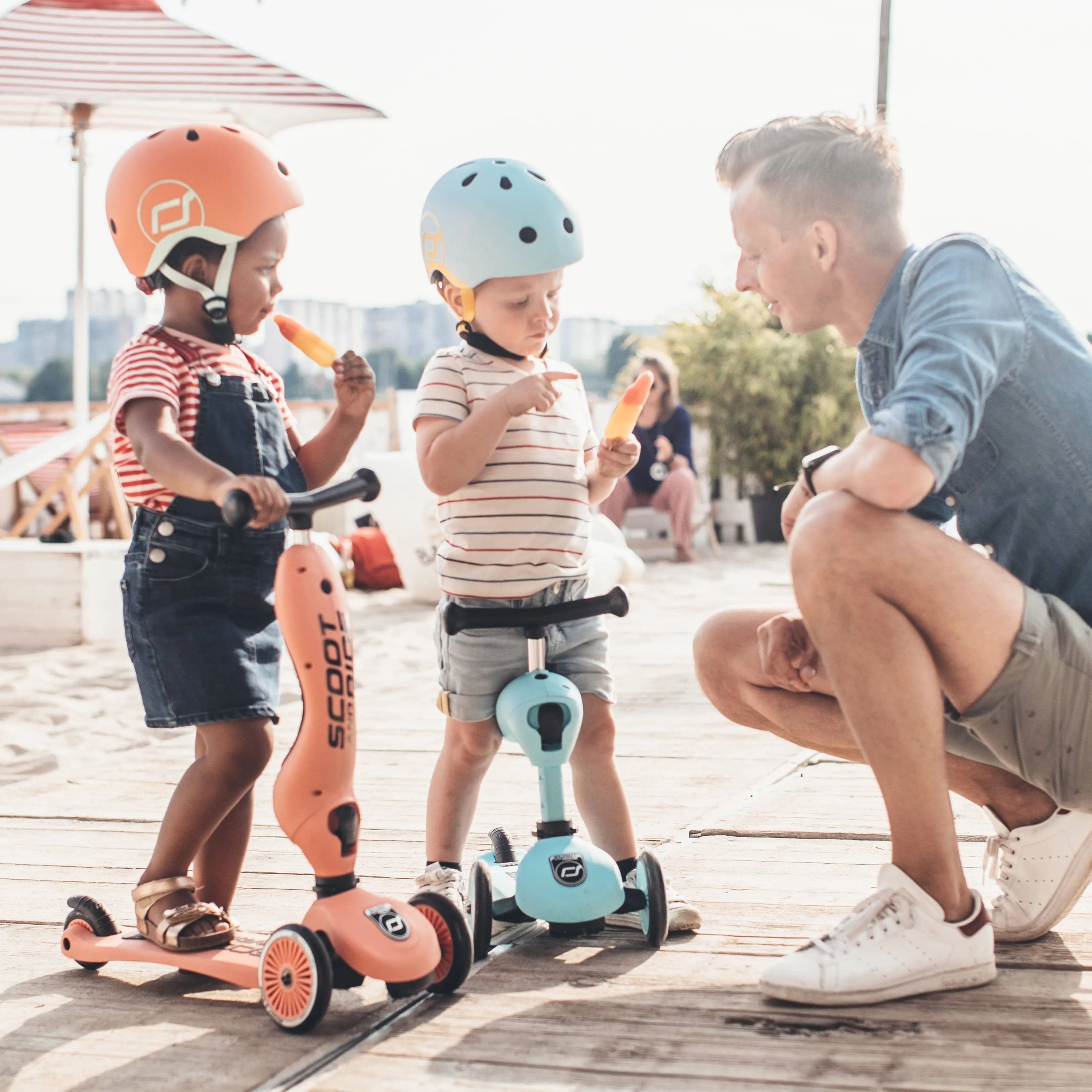 Scoot and Ride 2 in 1 Balance Bike / Scooter - Highwaykick 1 in Blueberry