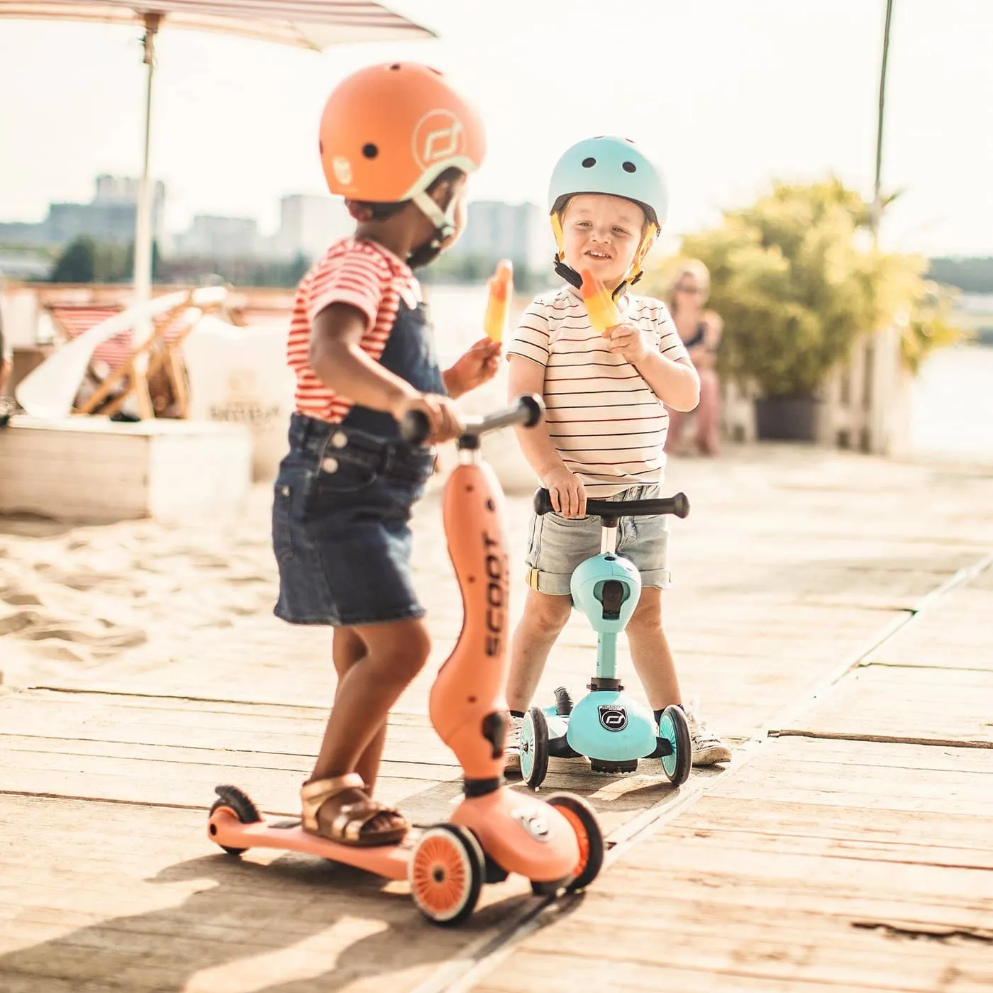 Scoot and Ride 2 in 1 Balance Bike / Scooter - Highwaykick 1 in Blueberry