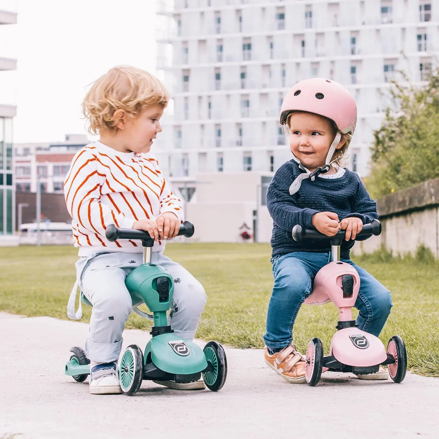 Scoot and Ride 2 in 1 Balance Bike / Scooter - Highwaykick 1 in Forest