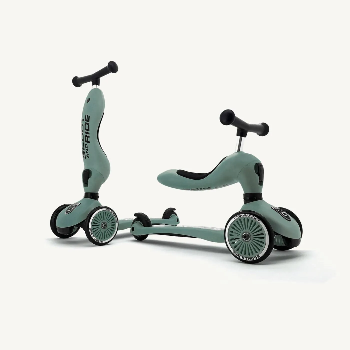 Scoot and Ride 2 in 1 Balance Bike / Scooter - Highwaykick 1 in Forest