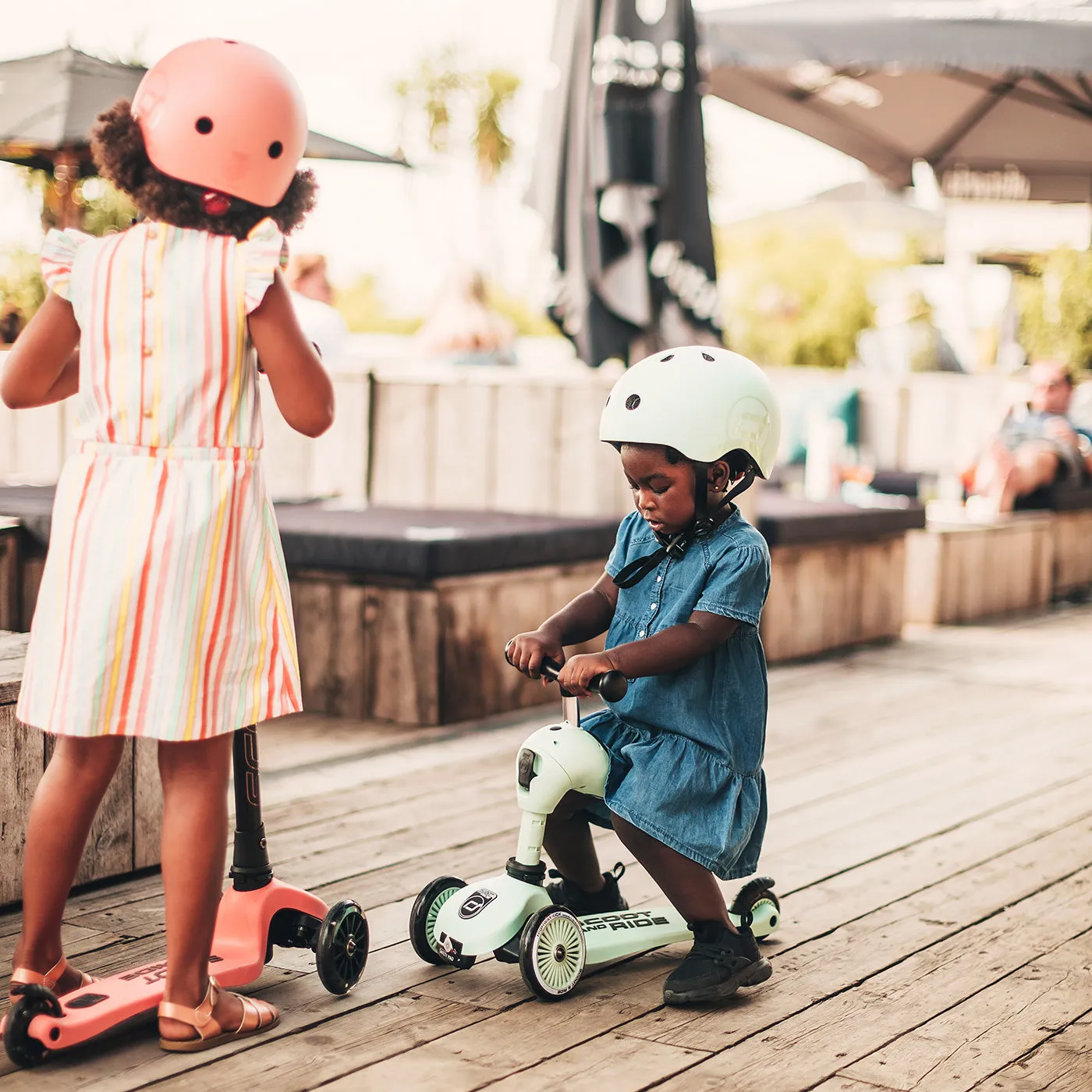 Scoot and Ride 2 in 1 Balance Bike / Scooter - Highwaykick 1 in Kiwi