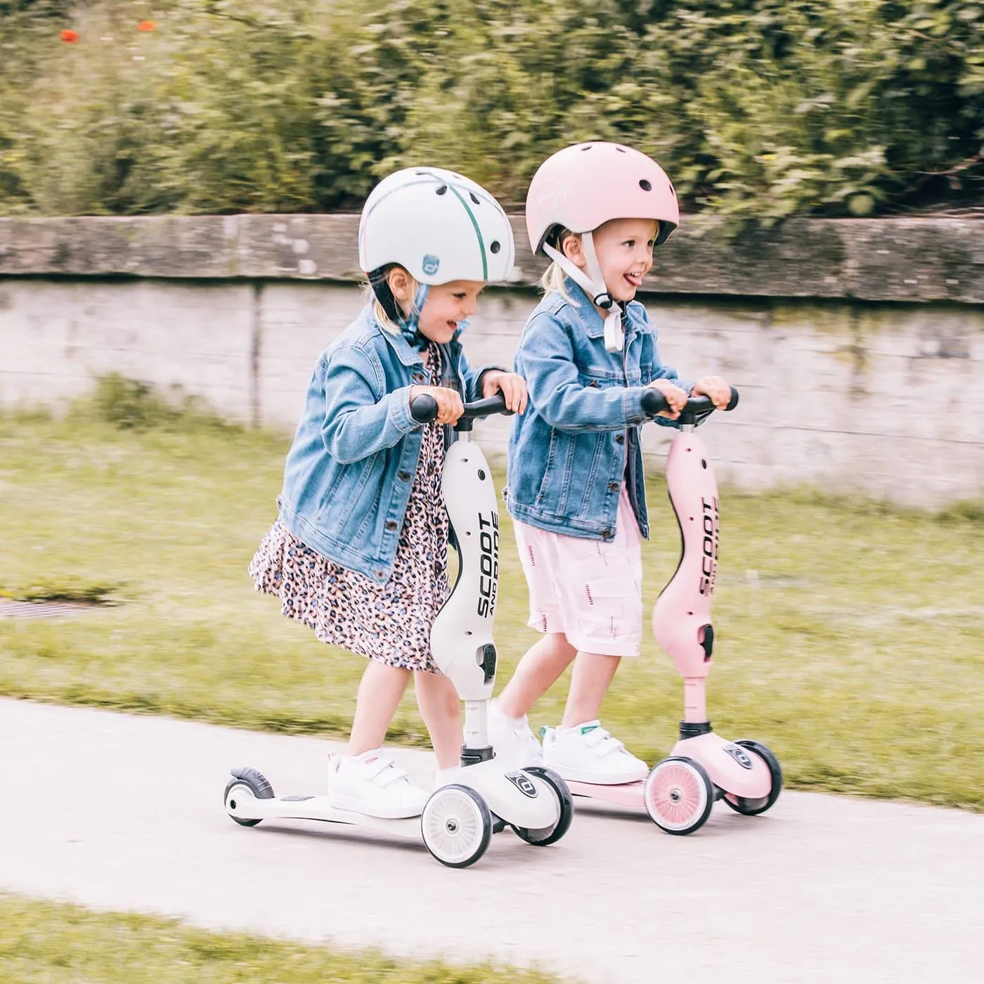 Scoot and Ride 2 in 1 Balance Bike / Scooter - Highwaykick 1 in Rose