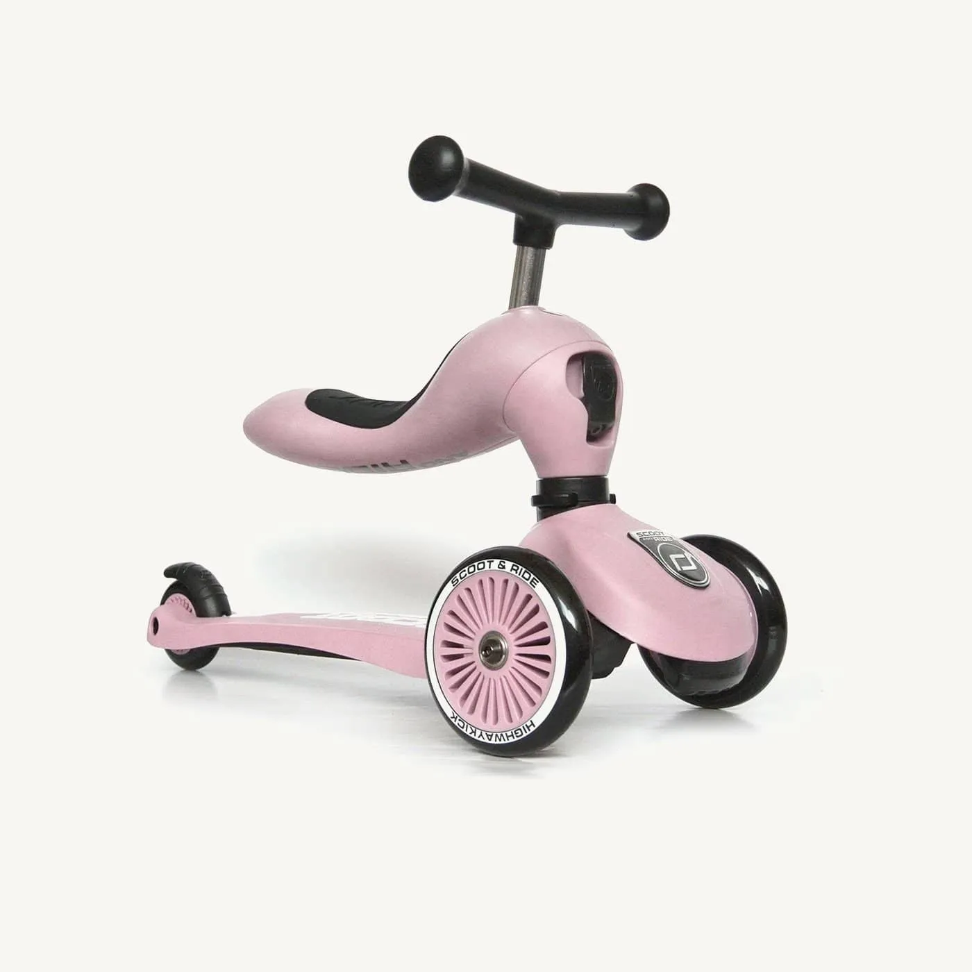 Scoot and Ride 2 in 1 Balance Bike / Scooter - Highwaykick 1 in Rose