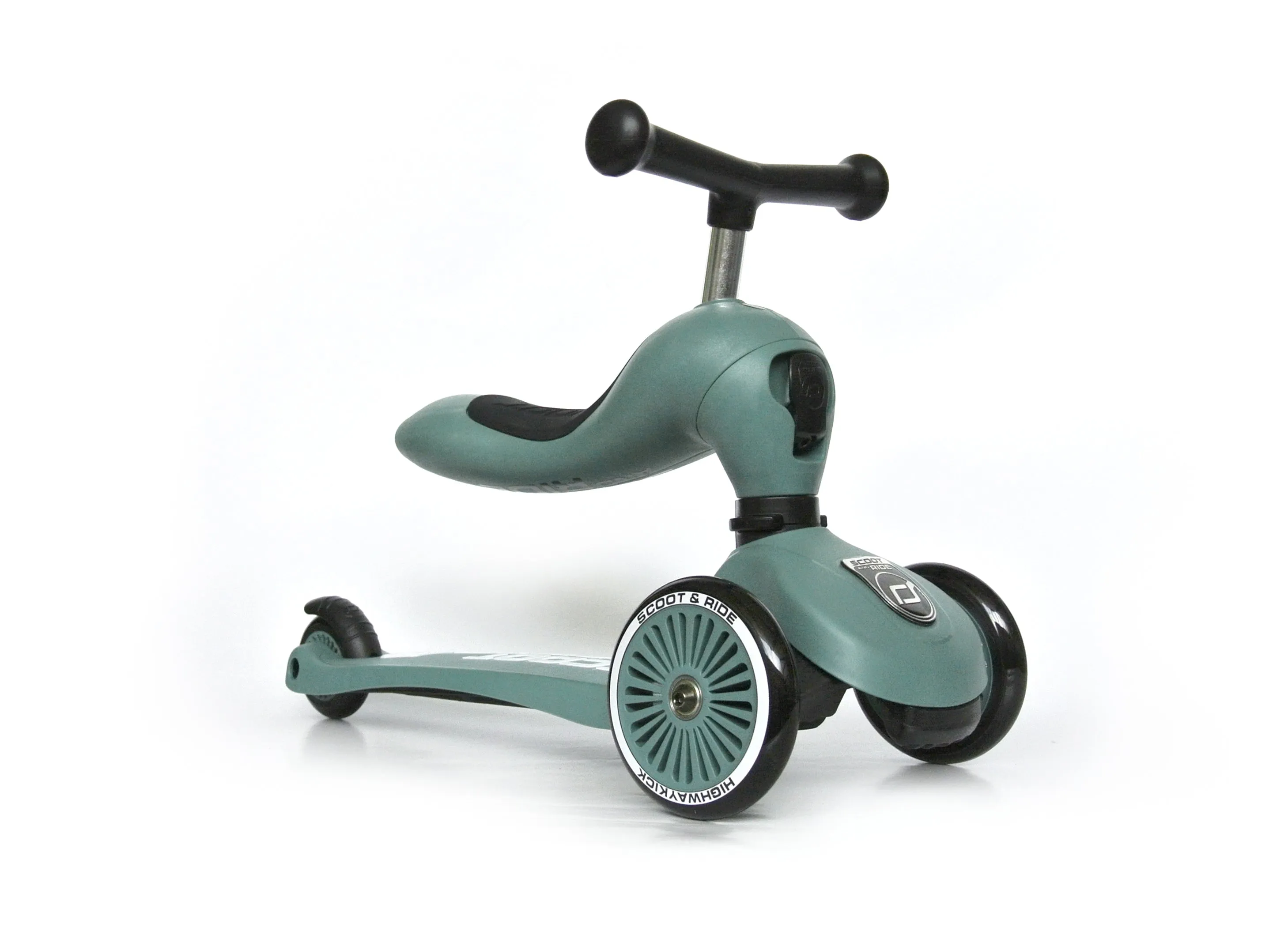 Scooter - Highwaykick 1 - 2 in 1 Kickboard/ Kickboard with Seat - Forest