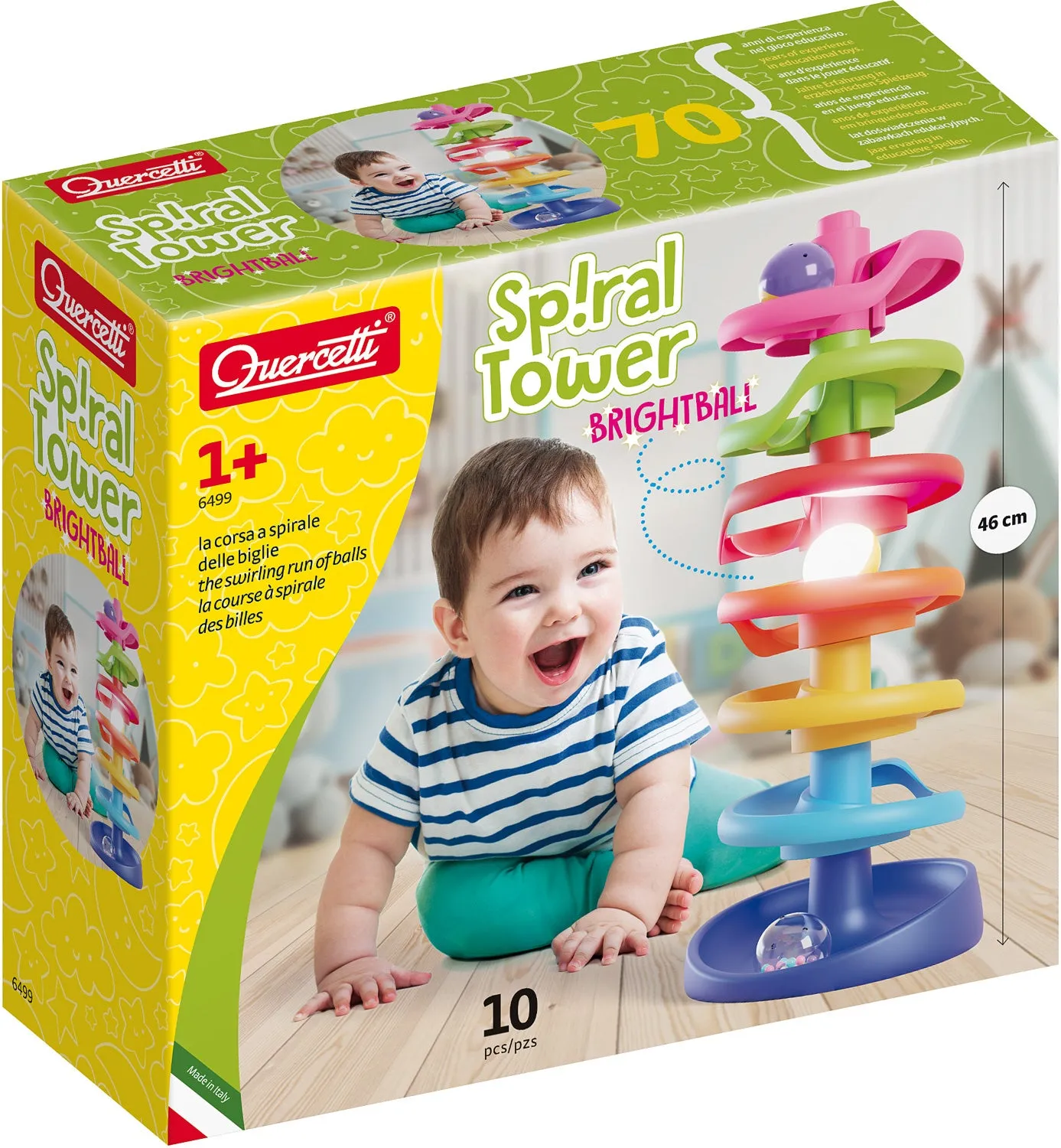 SPIRAL TOWER BRIGHTBALLS LIGHT UP