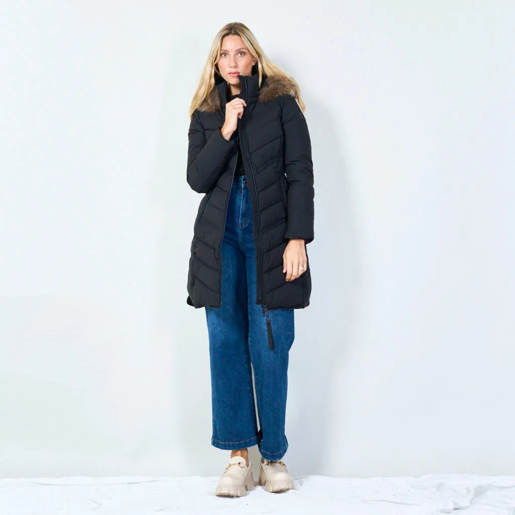 Stylish long winter coat wholesale