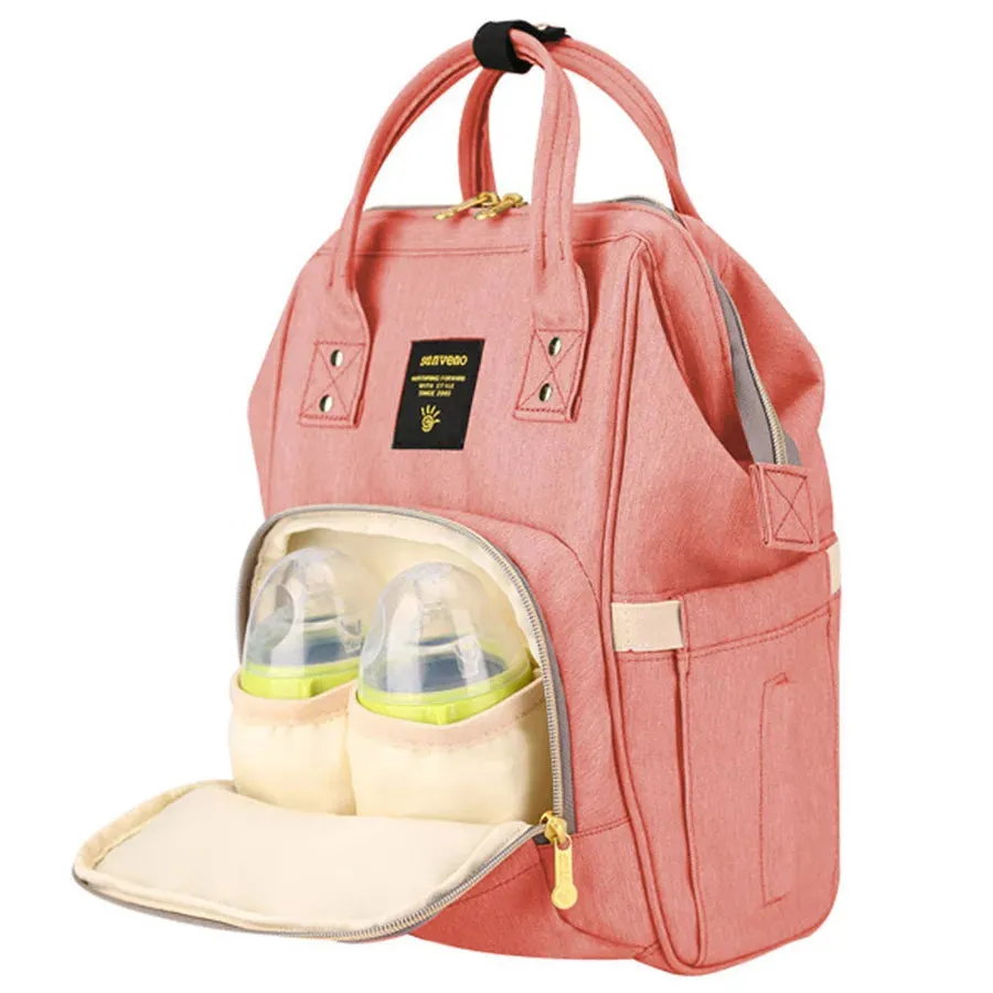 Sunveno Diaper Bag - Medium (Pink)