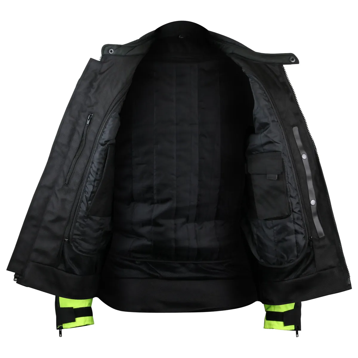 VL1624HG Advanced 3-Season Hi-Vis Mesh/Textile CE Armor Motorcycle Jacket