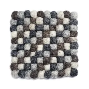 WOOL FELT GUMBALL COASTER