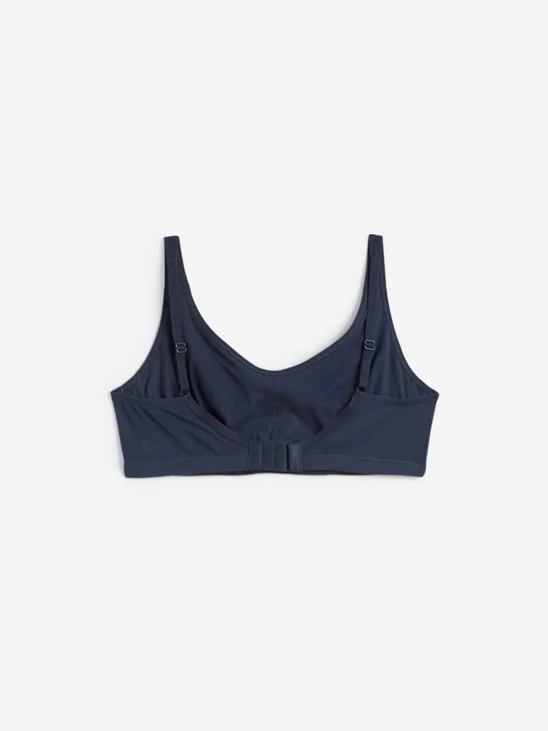 Wunderlove Dark Grey Non-Padded Non-Wired Bra