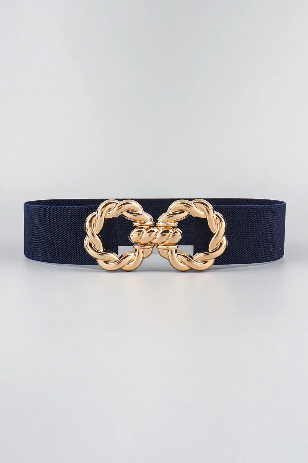 Zinc Alloy Buckle Elastic Belt